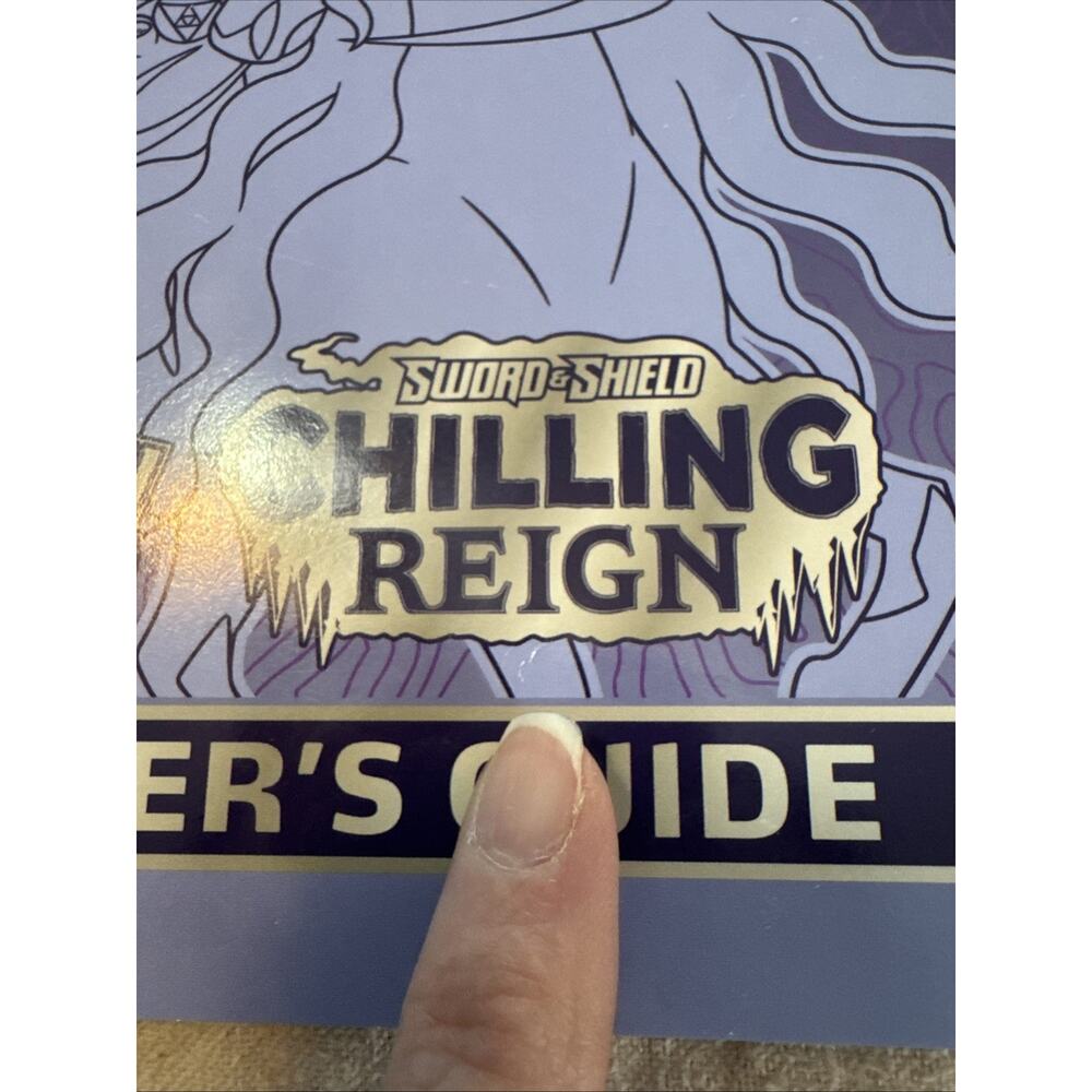 Pokémon Player’s Guide Chilling Reign Sword & Shield ETB Booklet TCG Guide New - Picture 2 of 9